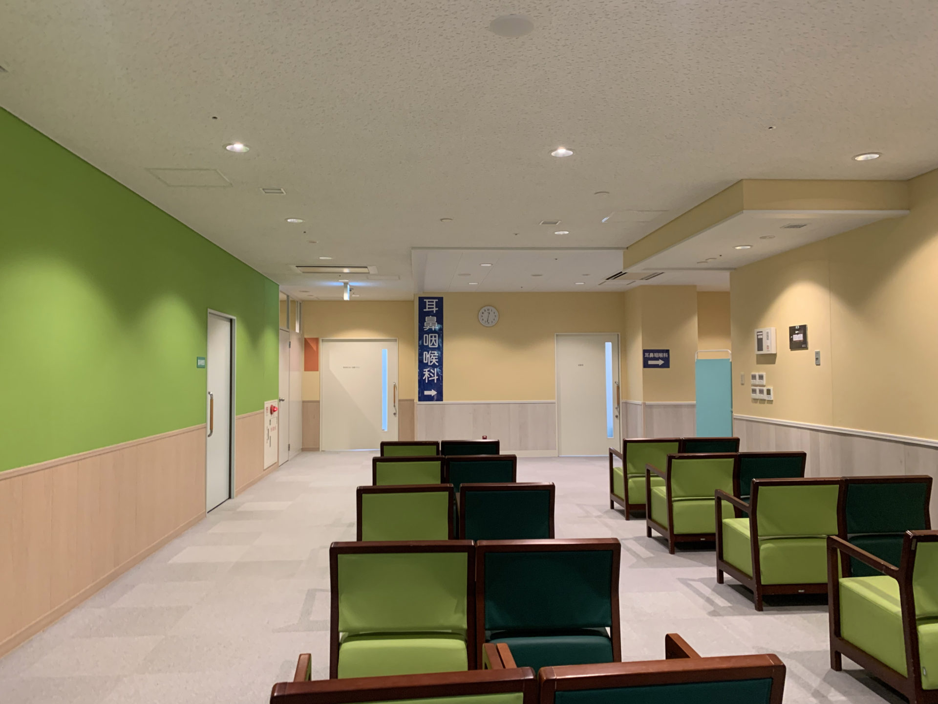 耳鼻咽喉科の診察室が変わりました